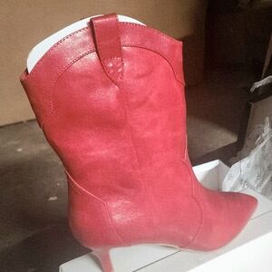 DV by Dolce Vita Red Heeled Boots